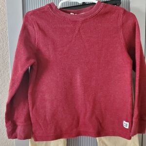 Gymboree 3T maroon thermal